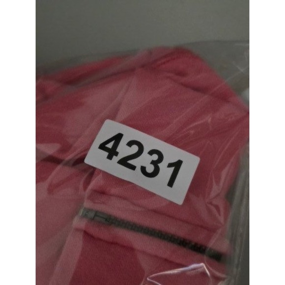 Harley Davidson Womens Pink Black Raglan Zip Up Hoodie Jacket Sz L Biker Casual - Picture 10 of 10